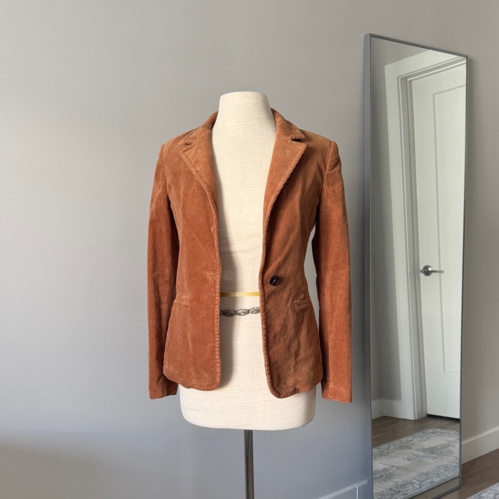 NWT Alice + Olivia Tan Corduroy Blazer